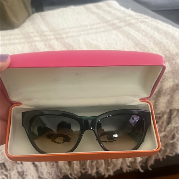 kate spade Accessories - KATE SPADE New York AISHA/S Black Green Plastic Cat Eye Women's Sunglasses